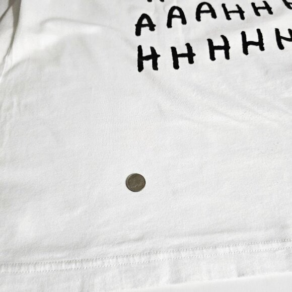 Uniqlo x Jason Polan Tee Burger YEEAAA! Art T shirt White L Mens SPRZ NY - Picture 10 of 14